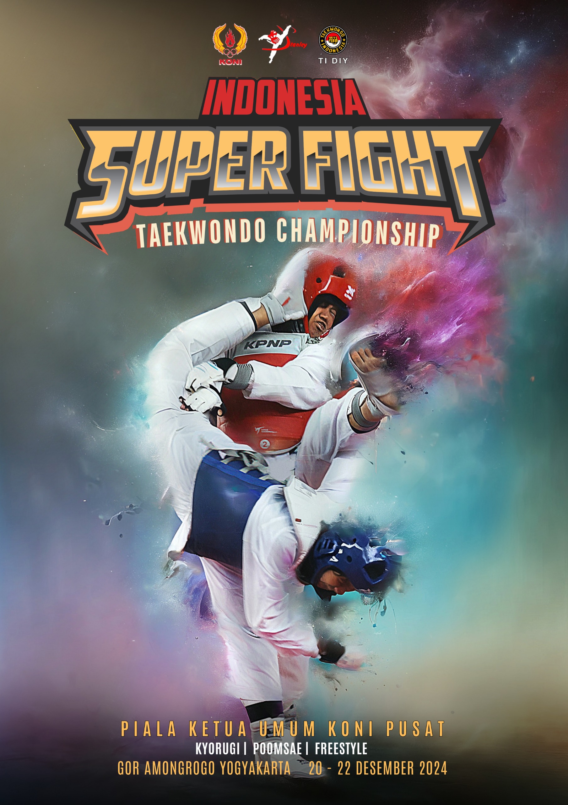 Kejuaraan Indonesia Super Fight Taekwondo Championship 2 Tahun 2024 Stanley Sport dojangmekarjaya.com